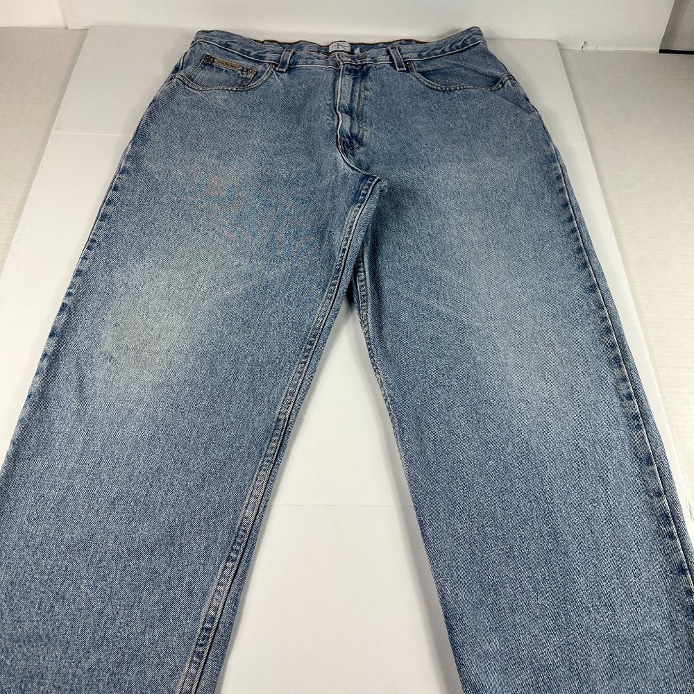 Y2K Calvin Klein Jeans Men's 34x29* Easy Fit Relaxed Blue Denim Cotton Tag 36x30